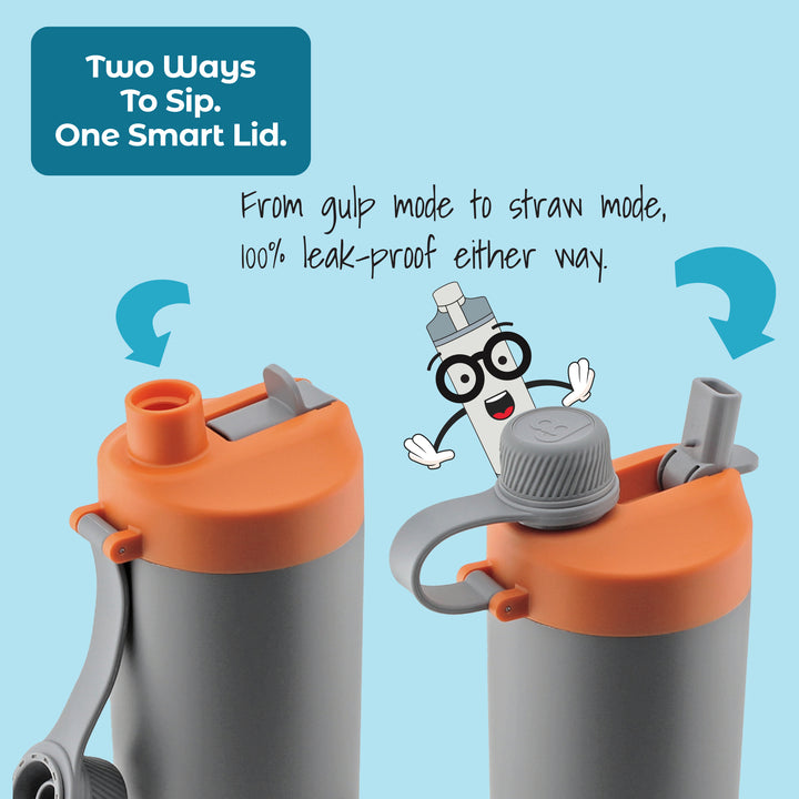 22oz 2 in 1 Water Bottle
