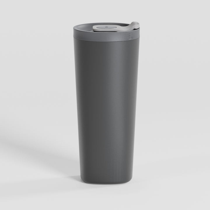 20oz PushSip™ Coffee Mug - Carbon with Engraving