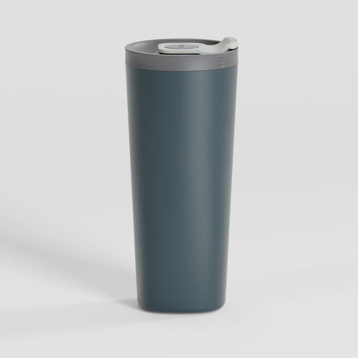 20oz PushSip™ Coffee Mug - Deep Moss with Engraving