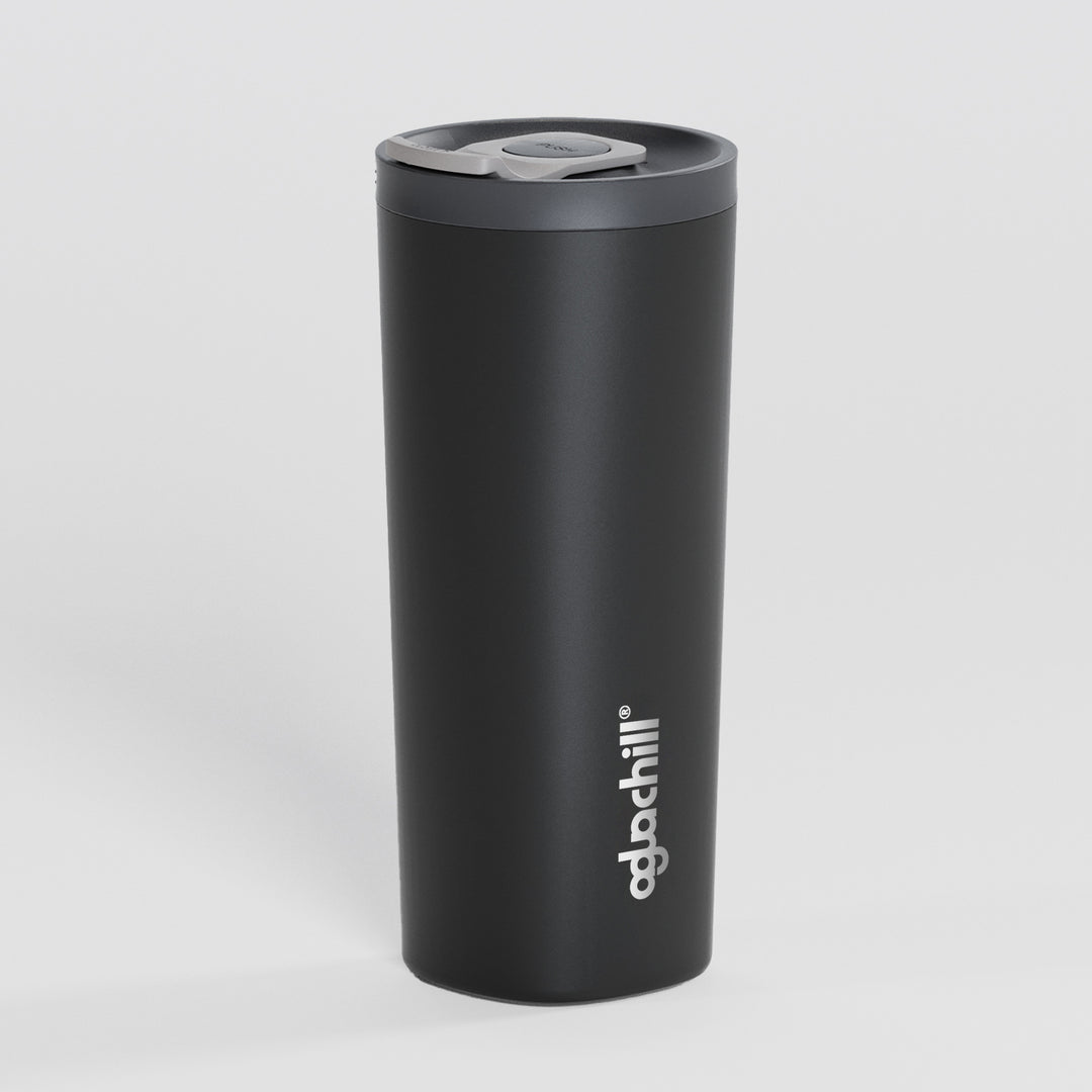 20oz_pushsip_ceramic coating_triple insulated Stainless Steel_coffee mug_Black