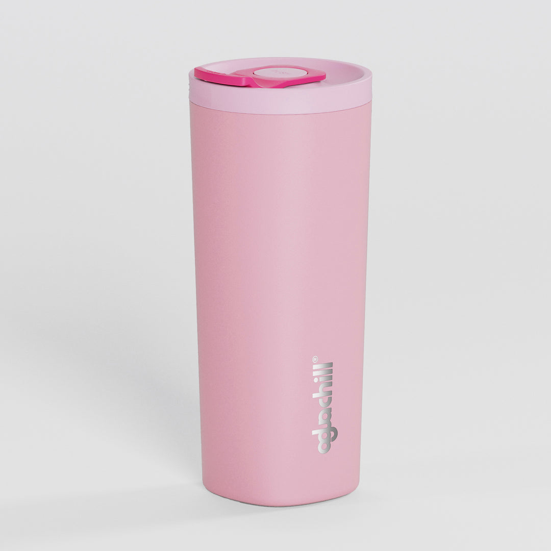 20oz_pushsip_ceramic coating_triple insulated Stainless Steel_coffee mug_Pink