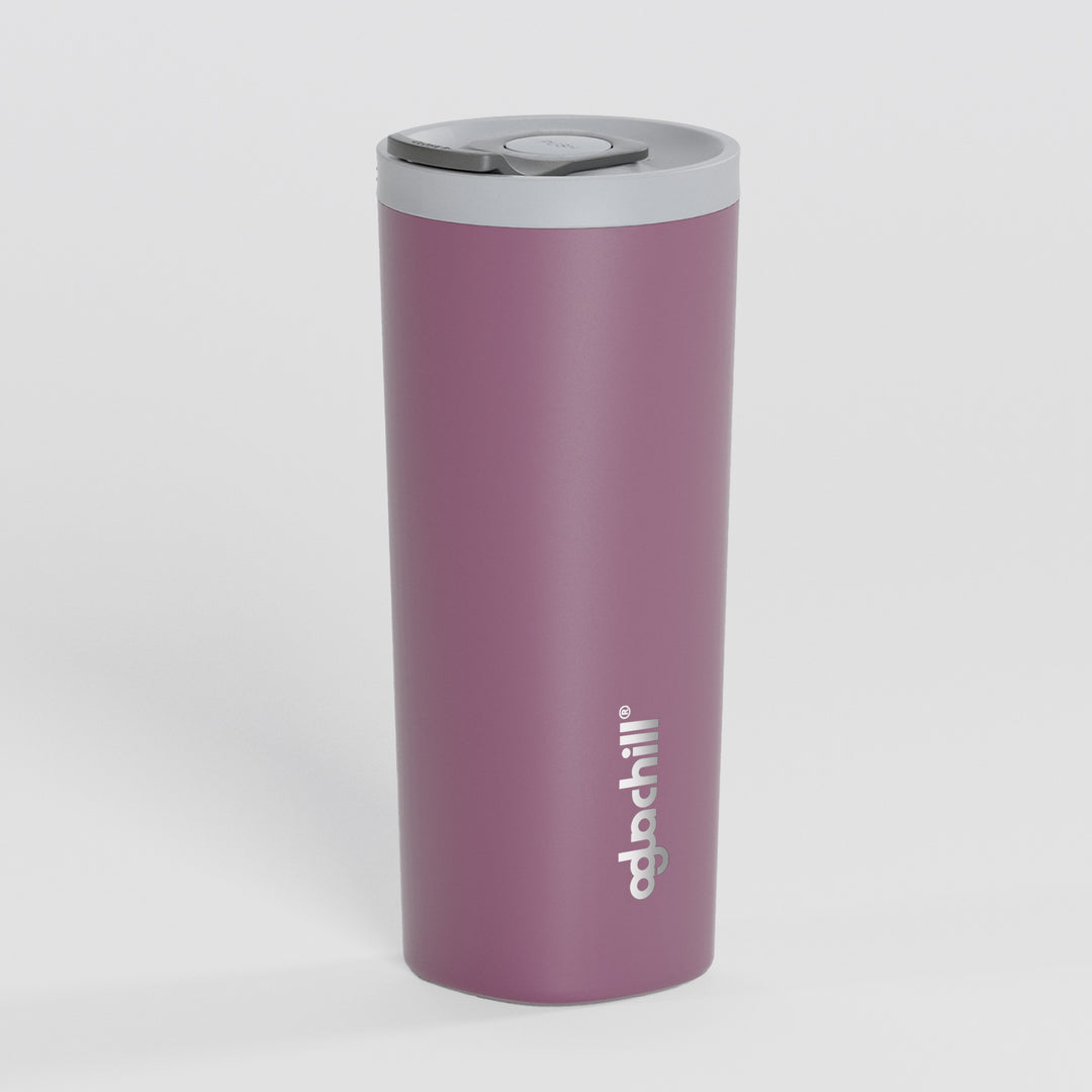 20oz_pushsip_ceramic coating_triple insulated Stainless Steel_coffee mug_Plum
