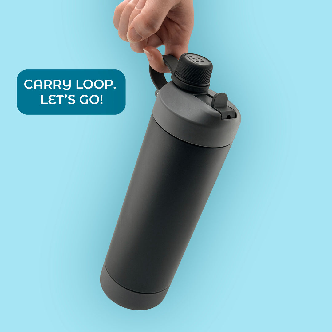 22oz 2 in 1 Water Bottle