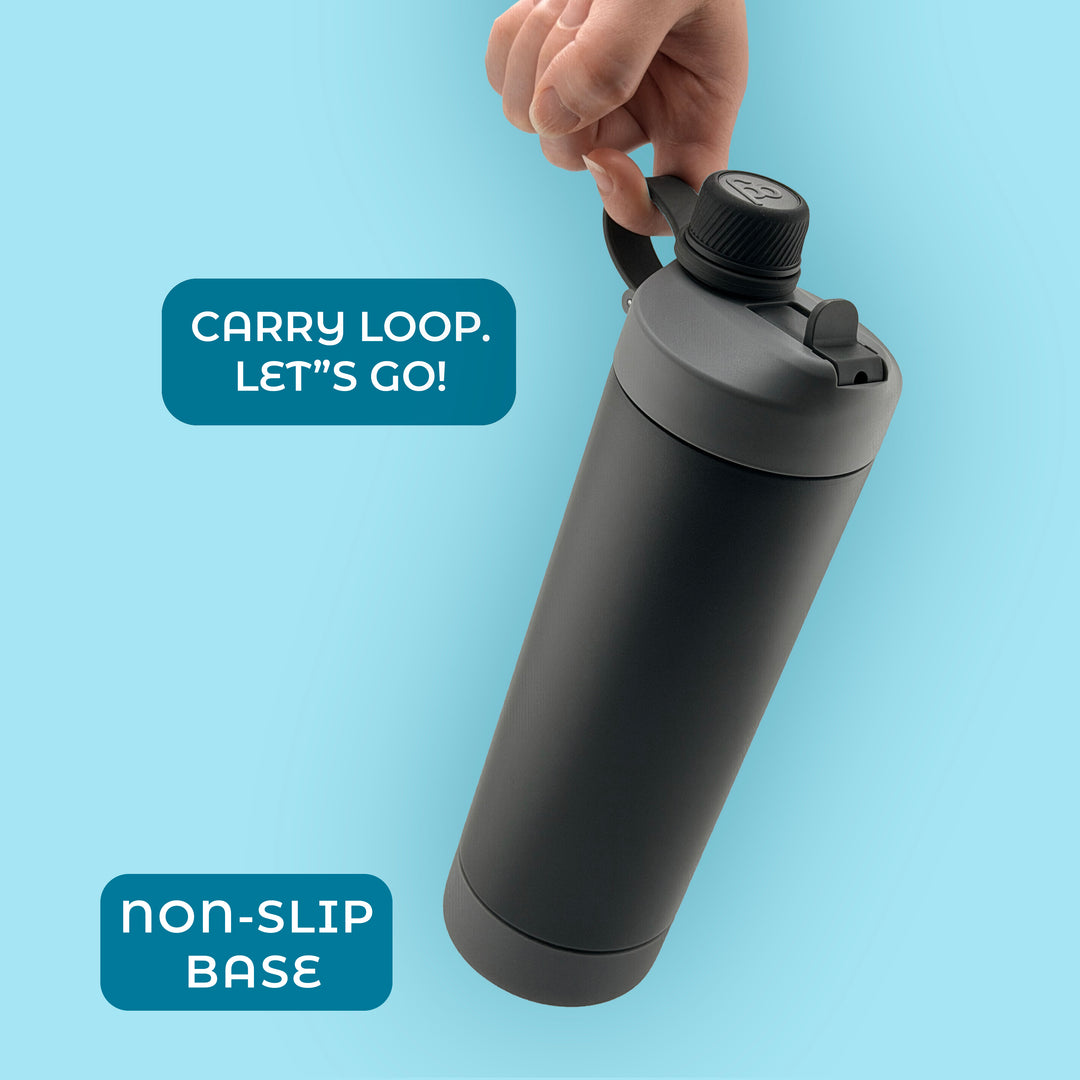 22oz 2 in 1 Water Bottle