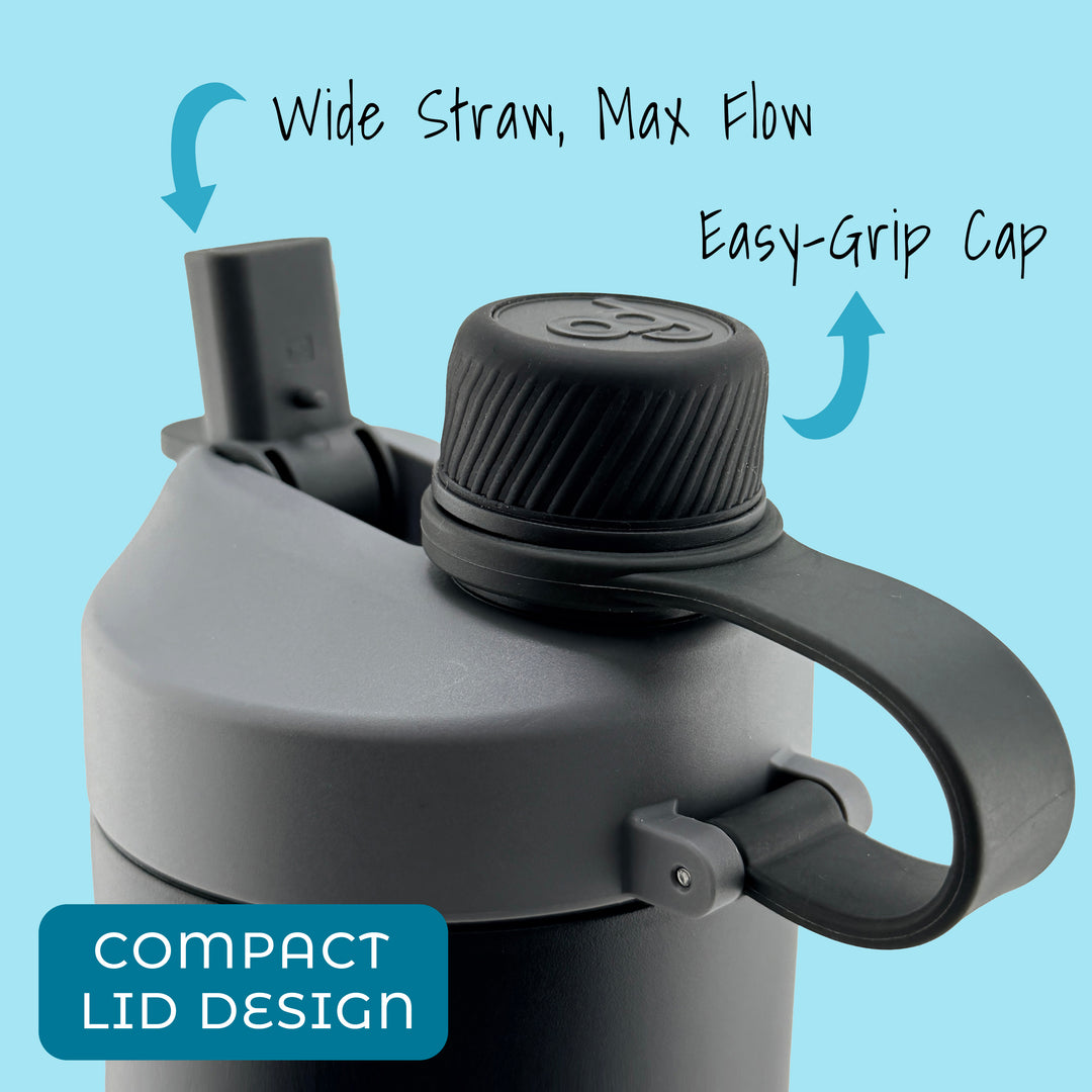 22oz 2 in 1 Water Bottle