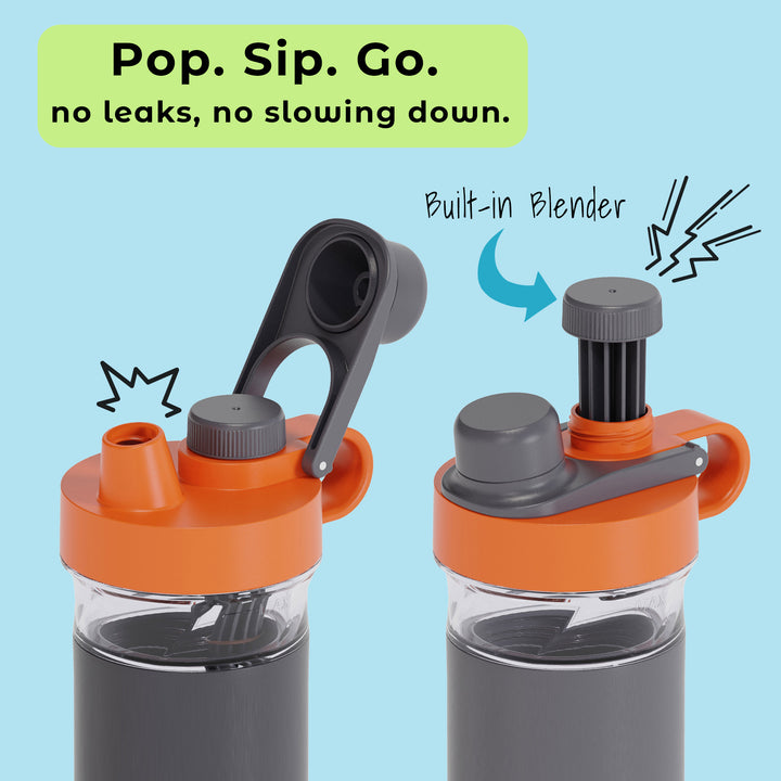 26oz_triple_insulated_Stainless_Steel_shaker_built-in Blender