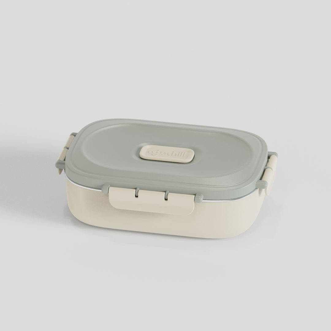 30oz Microwave-Safe Stainless Steel Meal Box_Sand Mist