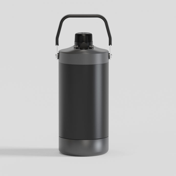 32oz 2 in 1 Water Jug - Carbon with Engraving
