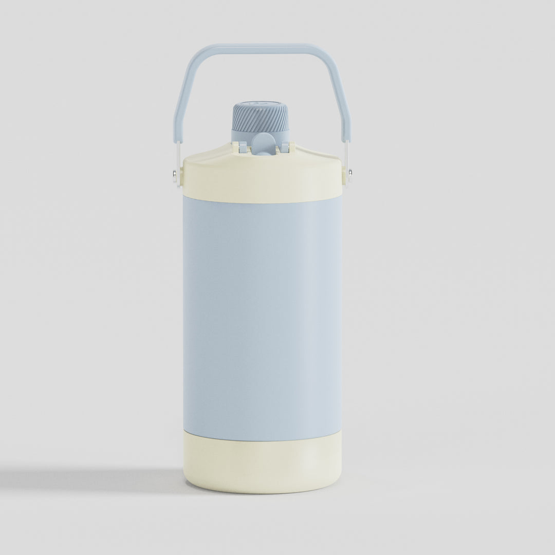 32oz 2 in 1 Water Jug - Baby Blue with Engraving