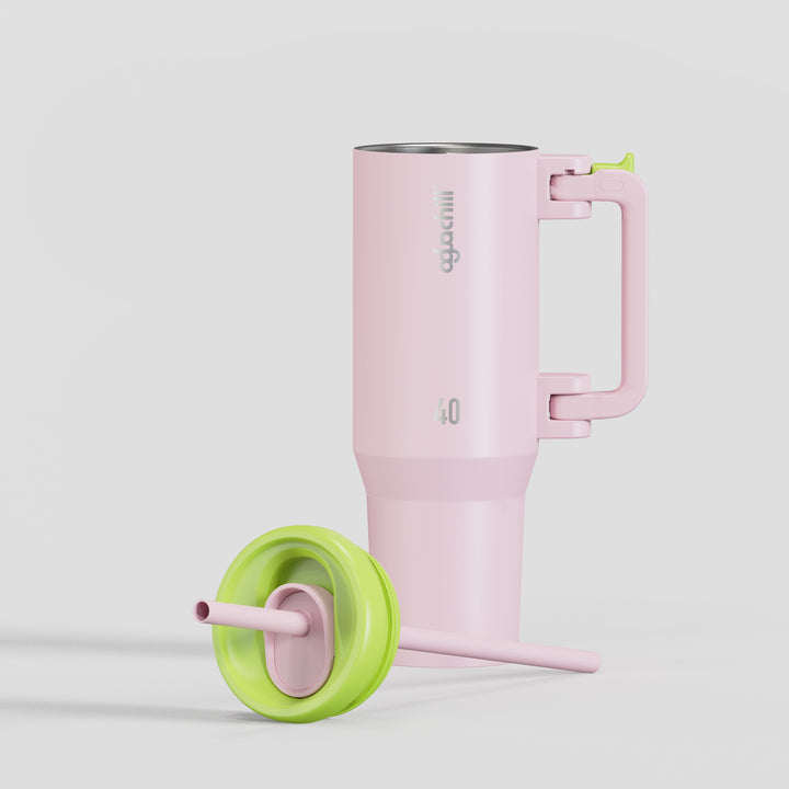 40oz 2 in 1 Sip / Straw Tumbler