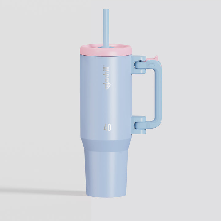 40oz 2 in 1 Sip / Straw Tumbler