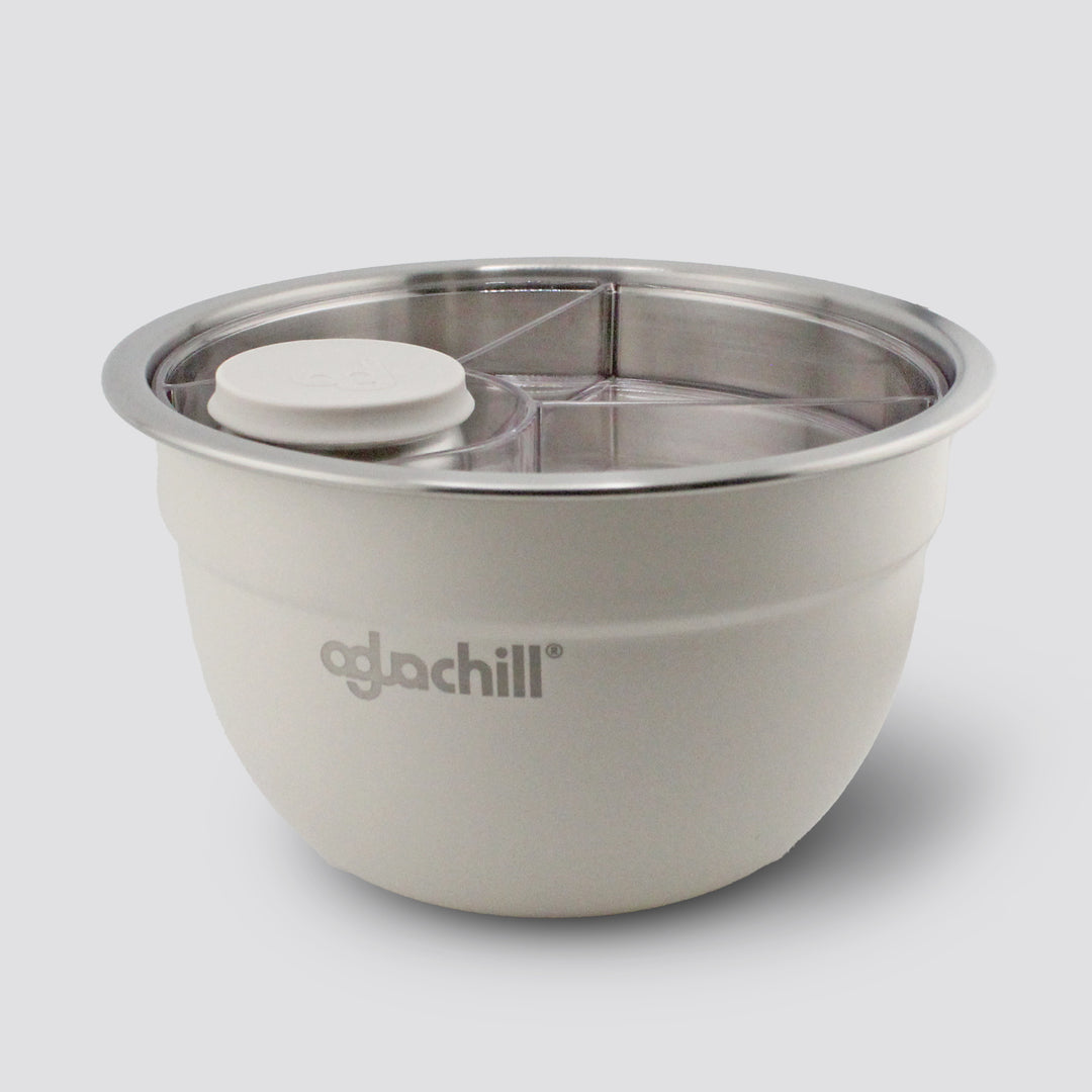 64oz / 2qt Stainless Steel Salad Bowl Kit