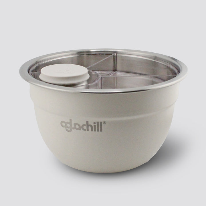 64oz / 2qt Stainless Steel Salad Bowl Kit