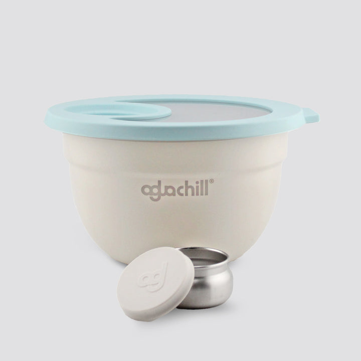 64oz / 2qt Stainless Steel Salad Bowl Kit