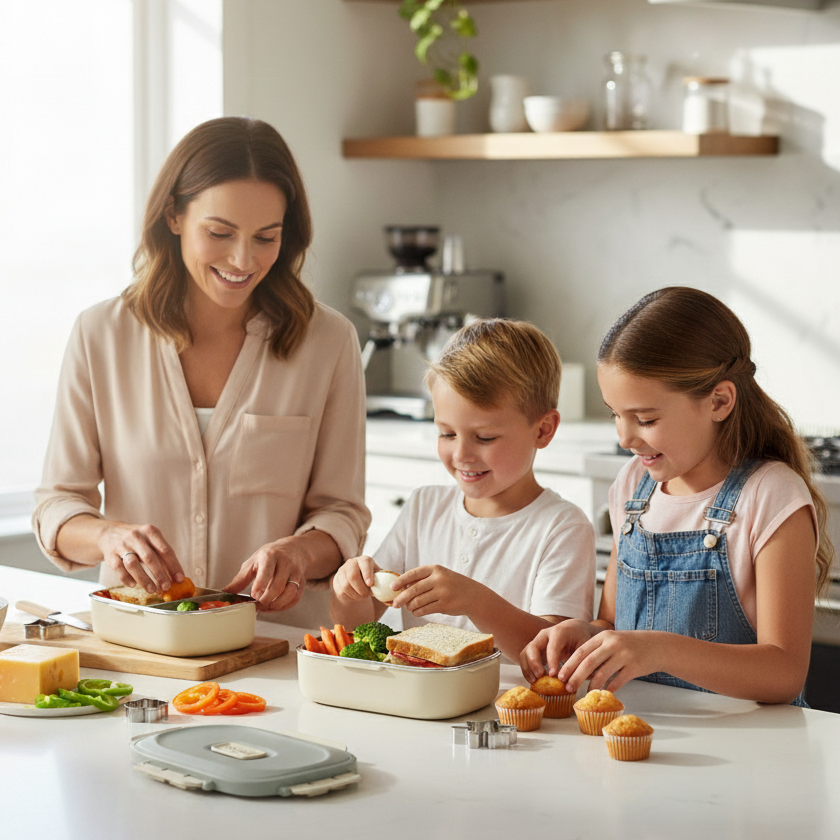 30oz Microwave-Safe Stainless Steel Meal Box