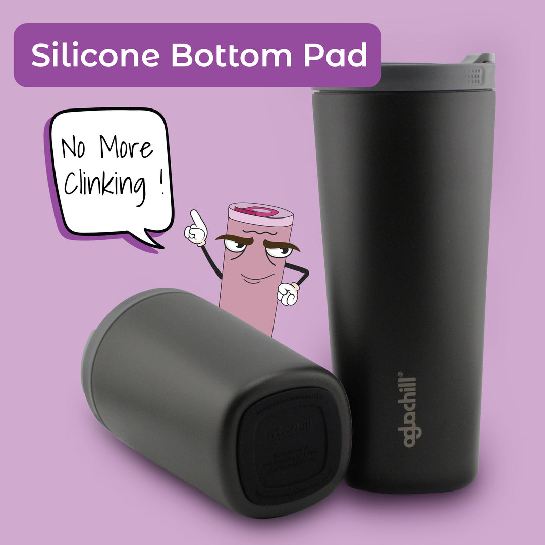 Pushsip_ceramic coating_triple insulated Stainless Steel_coffee mug_Anti-Slide Pad