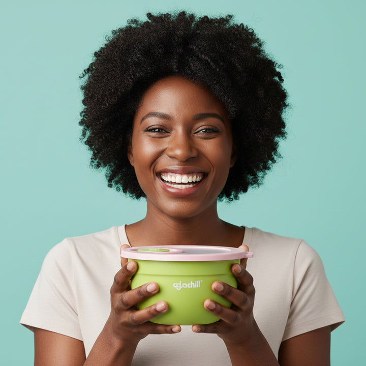 64oz / 2qt Stainless Steel Salad Bowl Kit