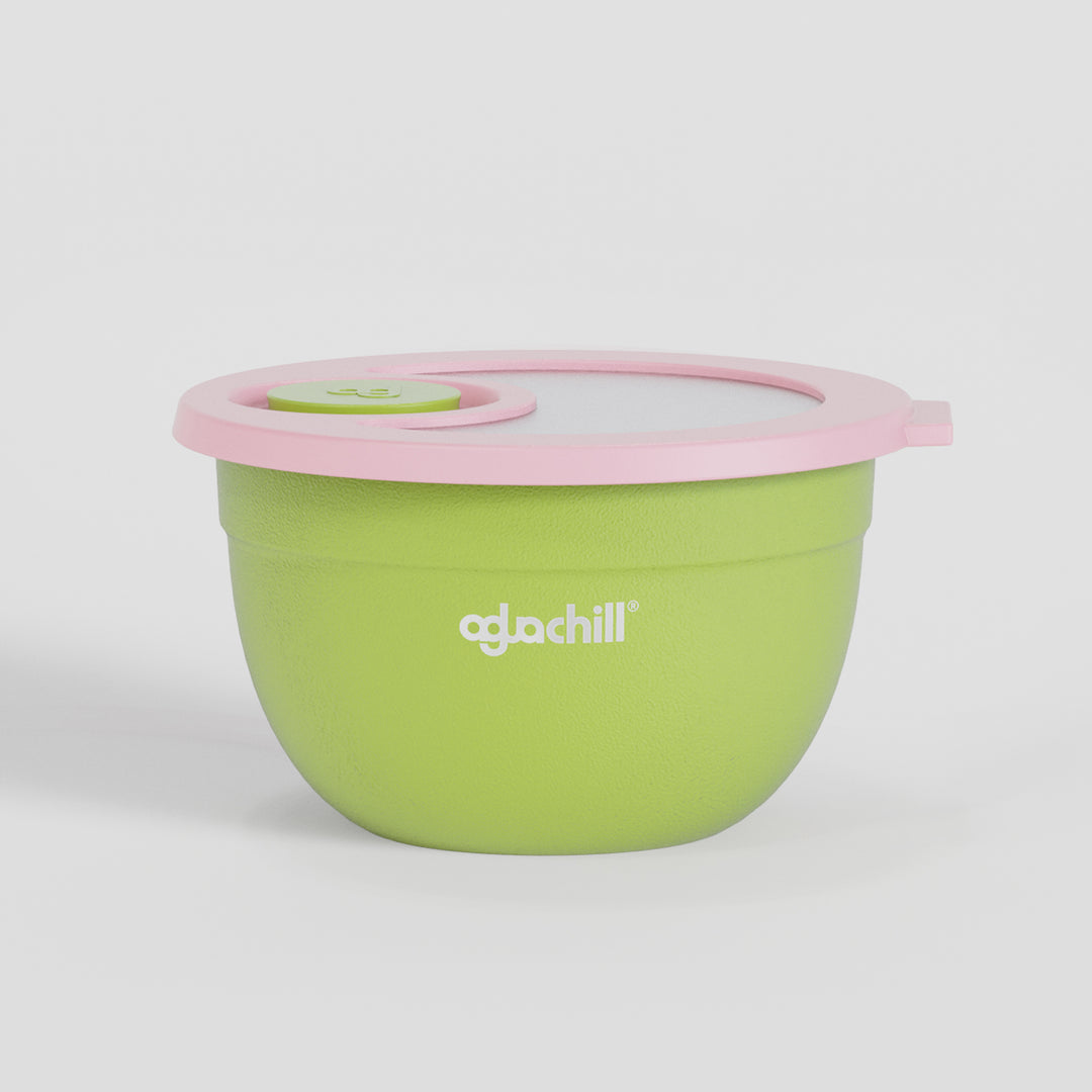 64oz / 2qt Stainless Steel Salad Bowl Kit