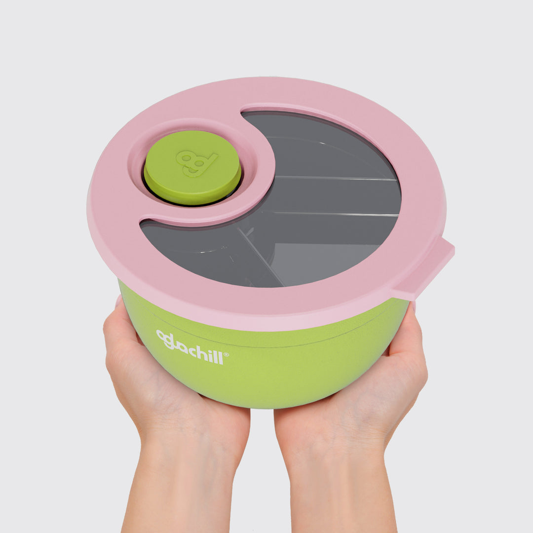 64oz / 2qt Stainless Steel Salad Bowl Kit